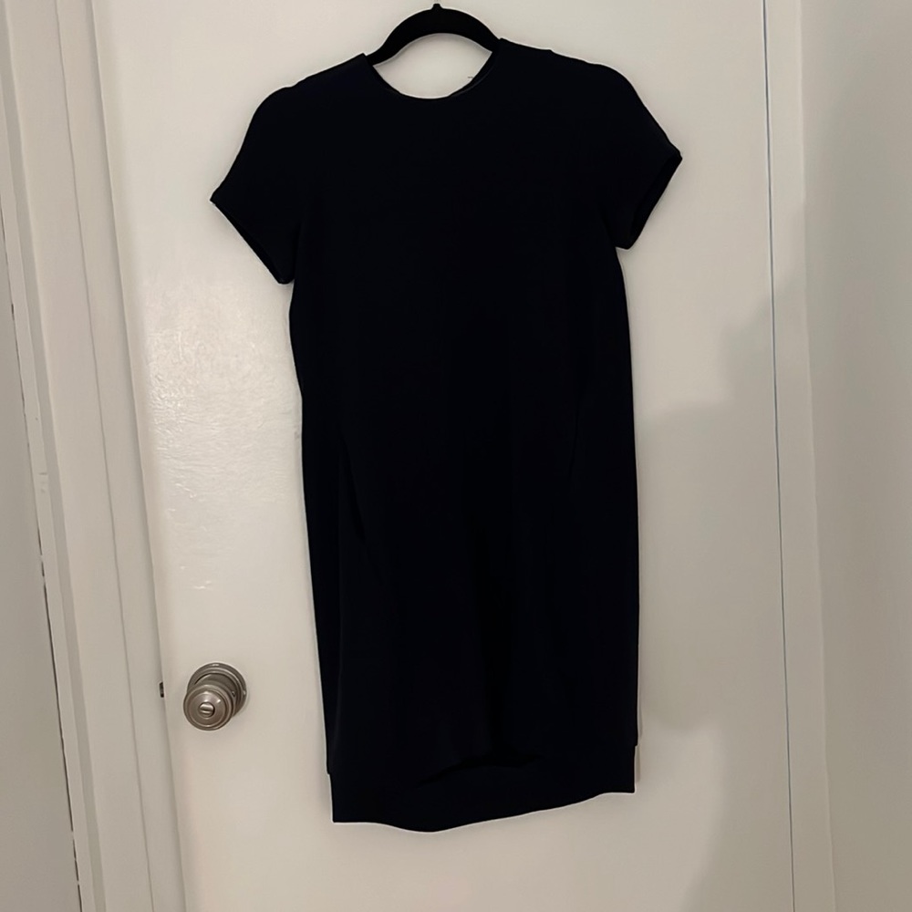 Zara short sleeve navy dress- xs